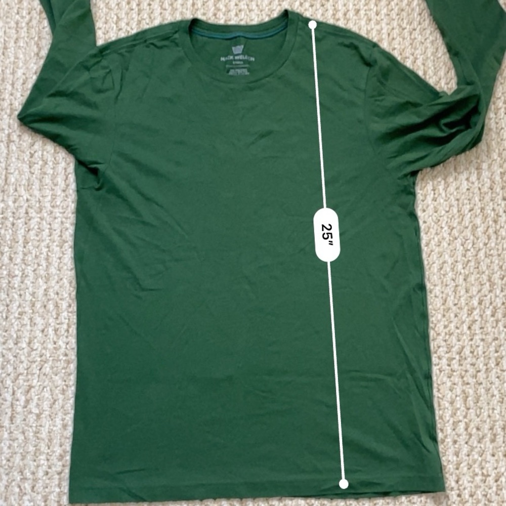 MACK WELDON | 100% Pima Cotton Long Sleeve T-Shirt Small - Picture 6 of 10
